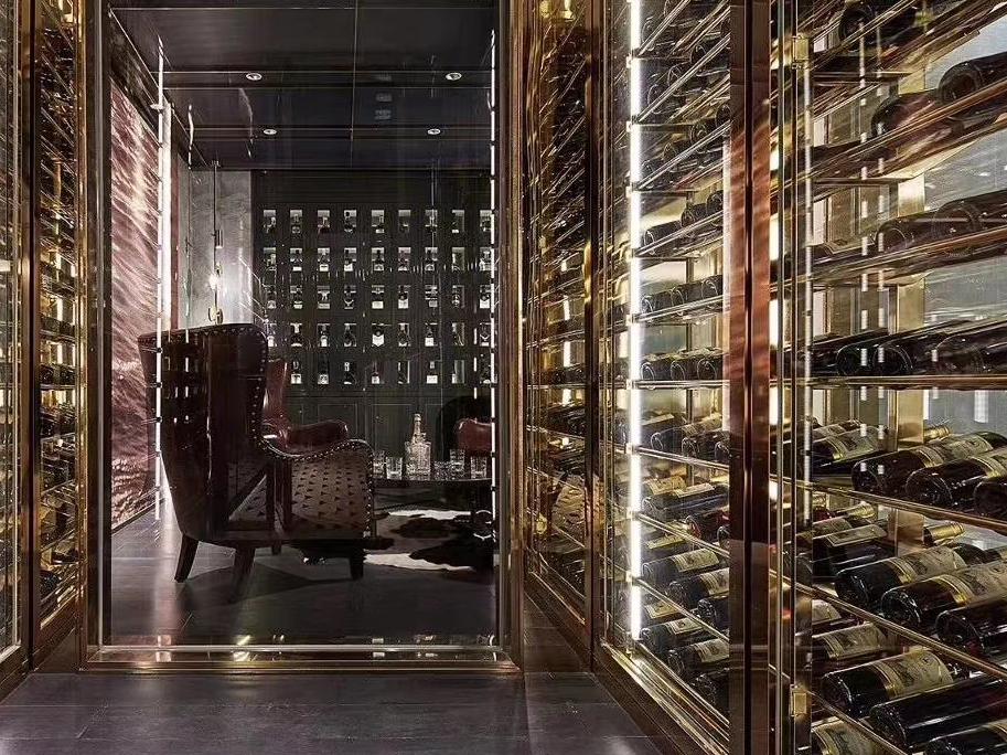 豪華私（sī）人酒窖不鏽鋼酒櫃