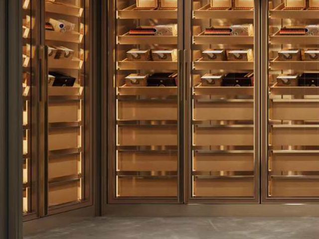 酒莊餐廳不鏽鋼酒櫃