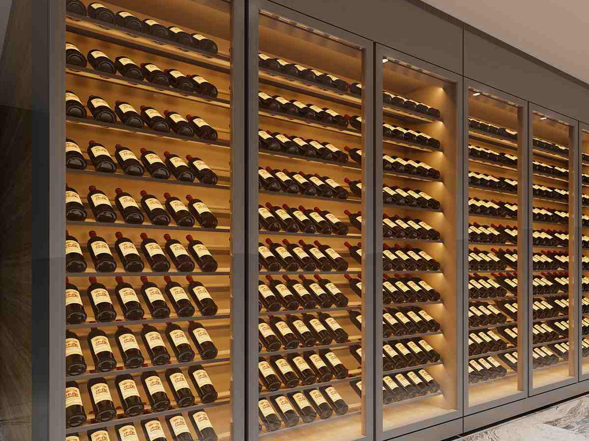 酒吧KTV高檔不鏽鋼酒櫃