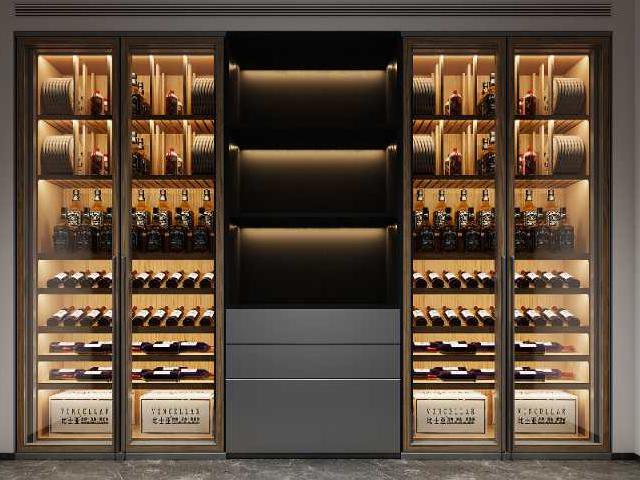 家用高檔不鏽鋼酒櫃