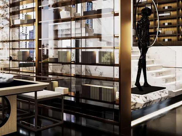 不鏽鋼展示櫃架