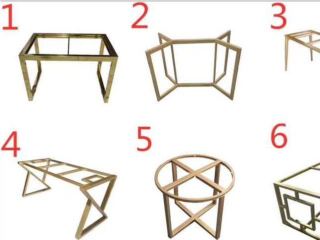 玫瑰金不鏽（xiù）鋼茶幾（jǐ）架