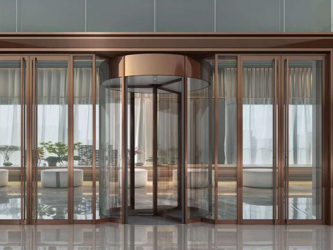 兩（liǎng）翼旋轉門