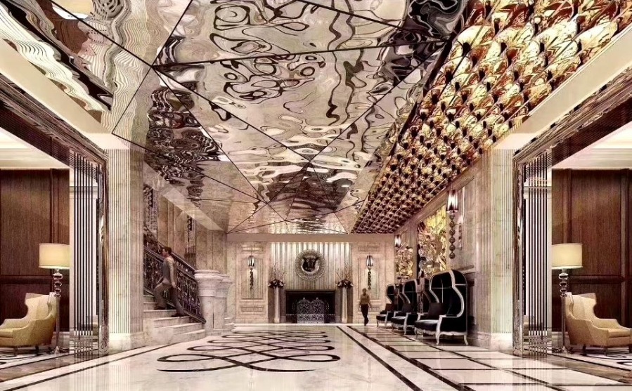 不（bú）鏽鋼水波紋（wén）吊頂，你值得擁有