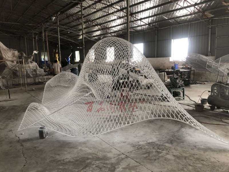 新中式不鏽鋼雕塑