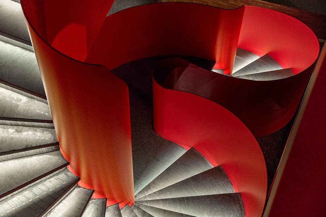 高檔會所不鏽鋼樓梯扶手