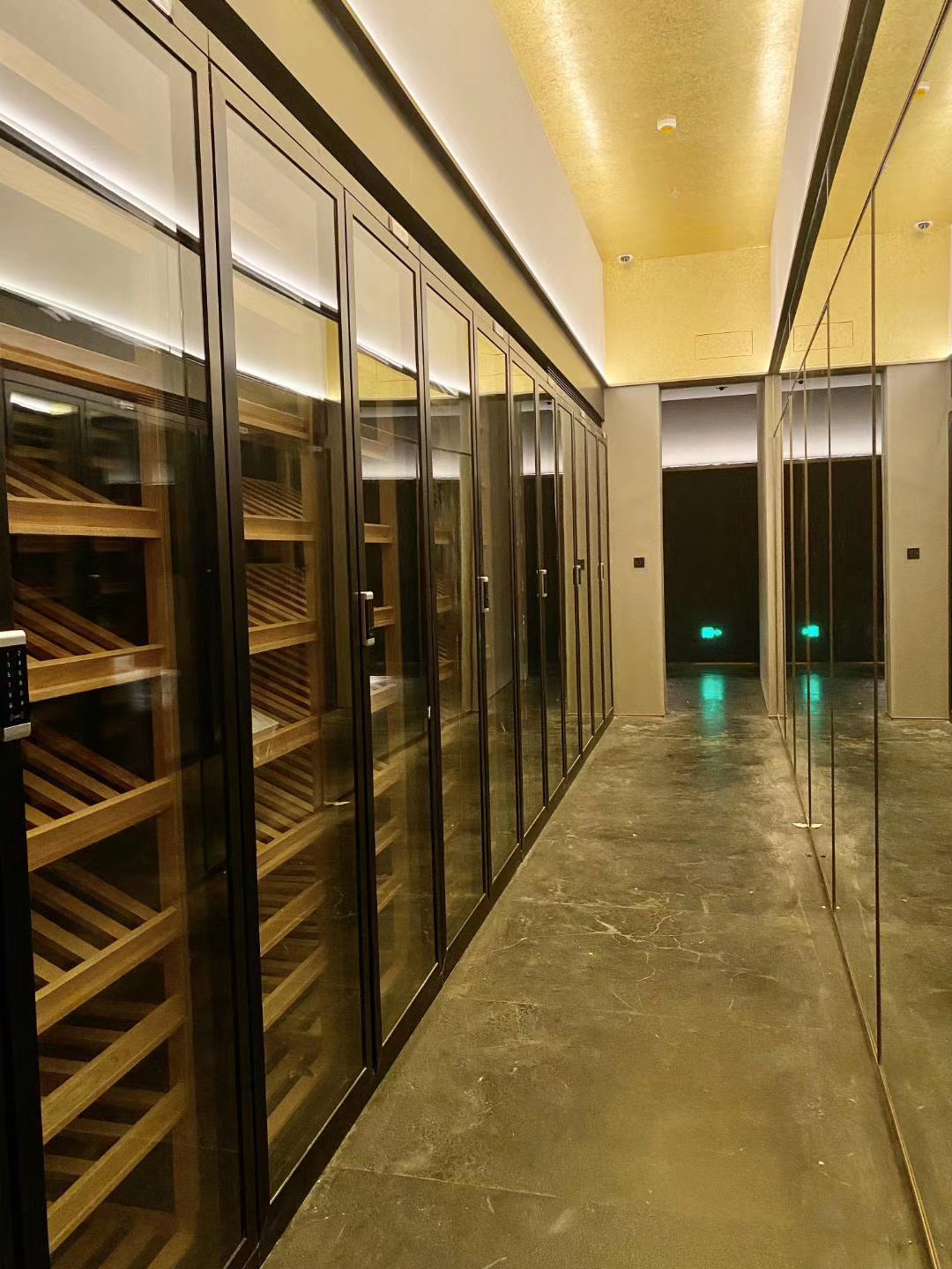 鈦金色不鏽鋼酒櫃