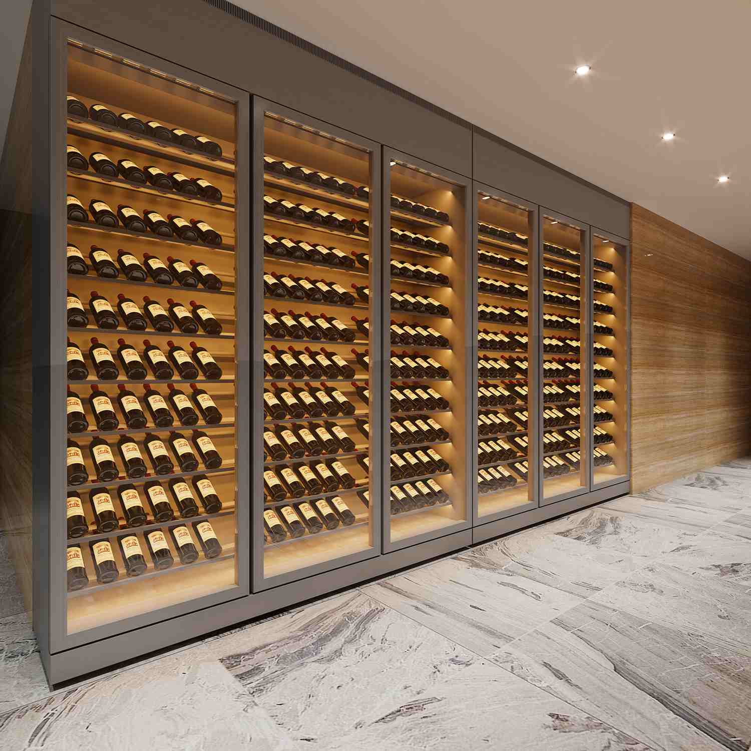 酒吧KTV高（gāo）檔不鏽鋼酒櫃