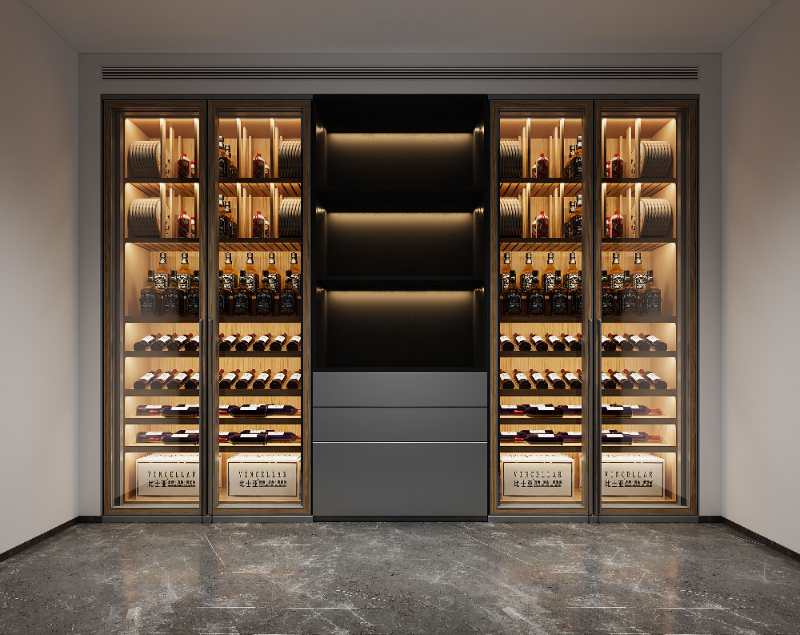 家用(yòng)高(gāo)檔不鏽鋼酒櫃 家用高檔不鏽鋼酒櫃