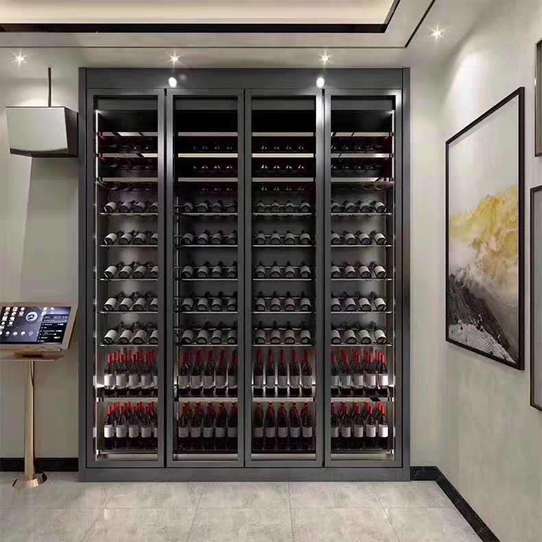 黑鈦色不鏽鋼酒櫃 黑鈦(tài)色不鏽鋼酒櫃