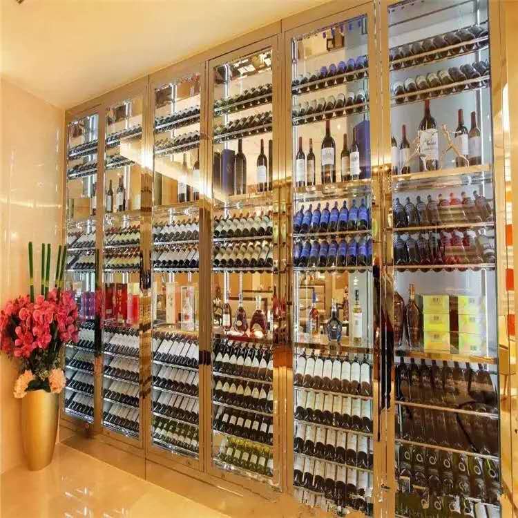 酒吧KTV高檔不(bú)鏽鋼酒櫃 酒吧KTV高檔不鏽鋼(gāng)酒櫃