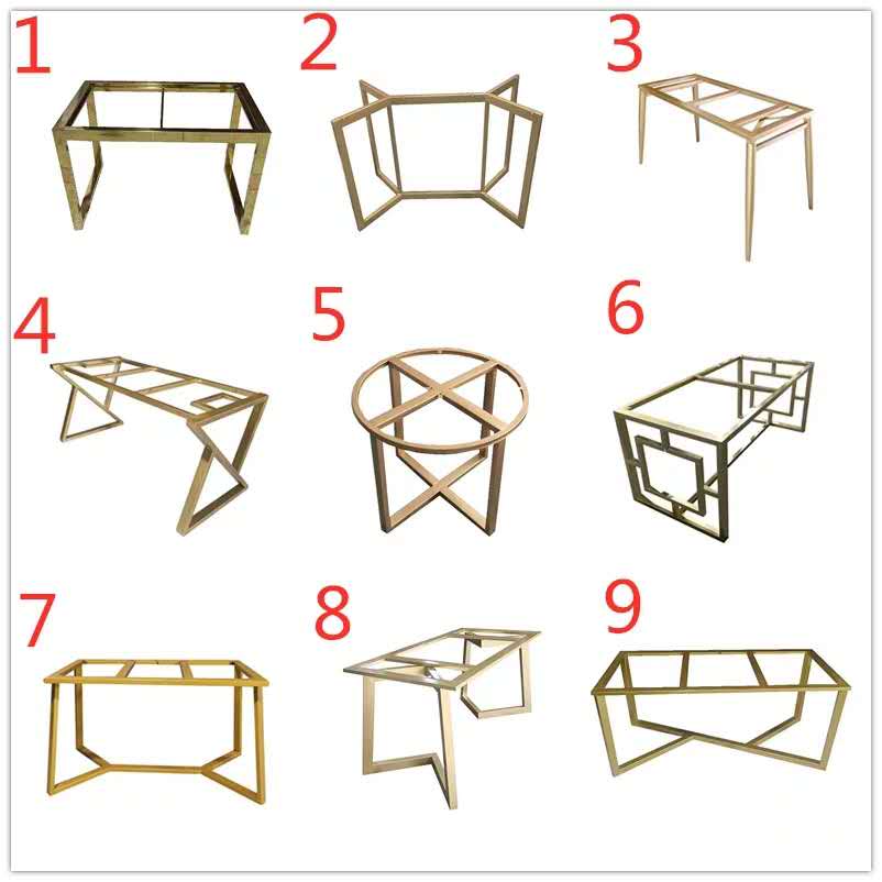 玫瑰金不鏽鋼茶幾架