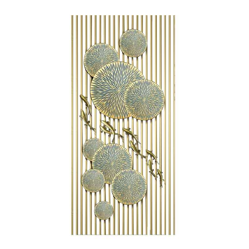 背景牆雕刻（kè）銅（tóng）屏風（fēng）