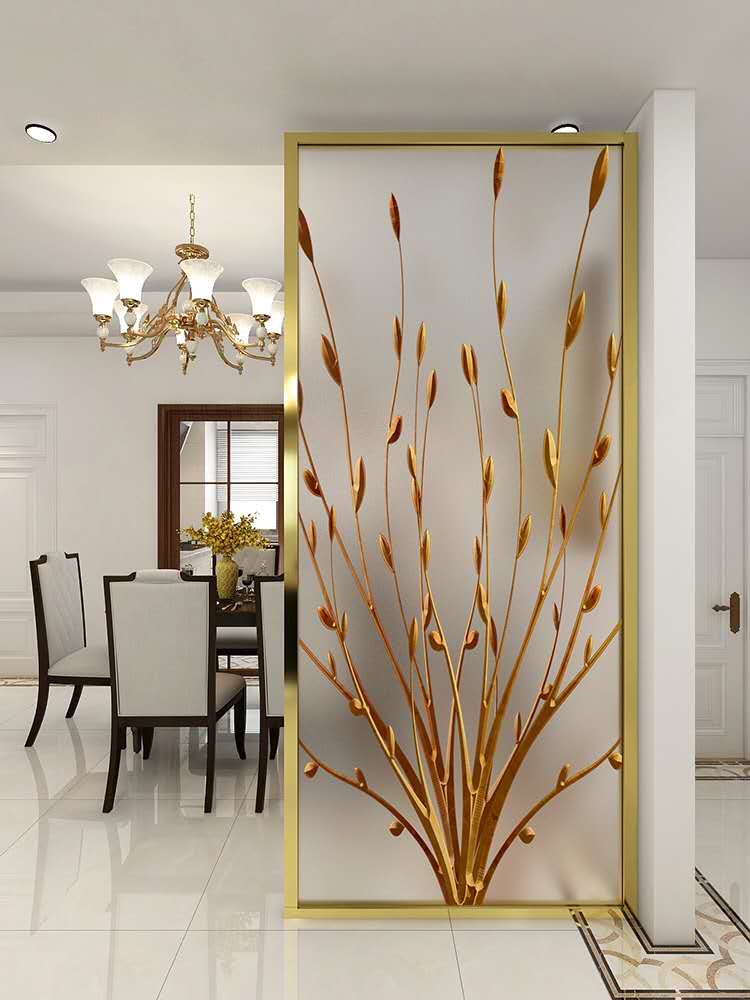 家用客（kè）廳（tīng）不鏽鋼屏風花格隔斷