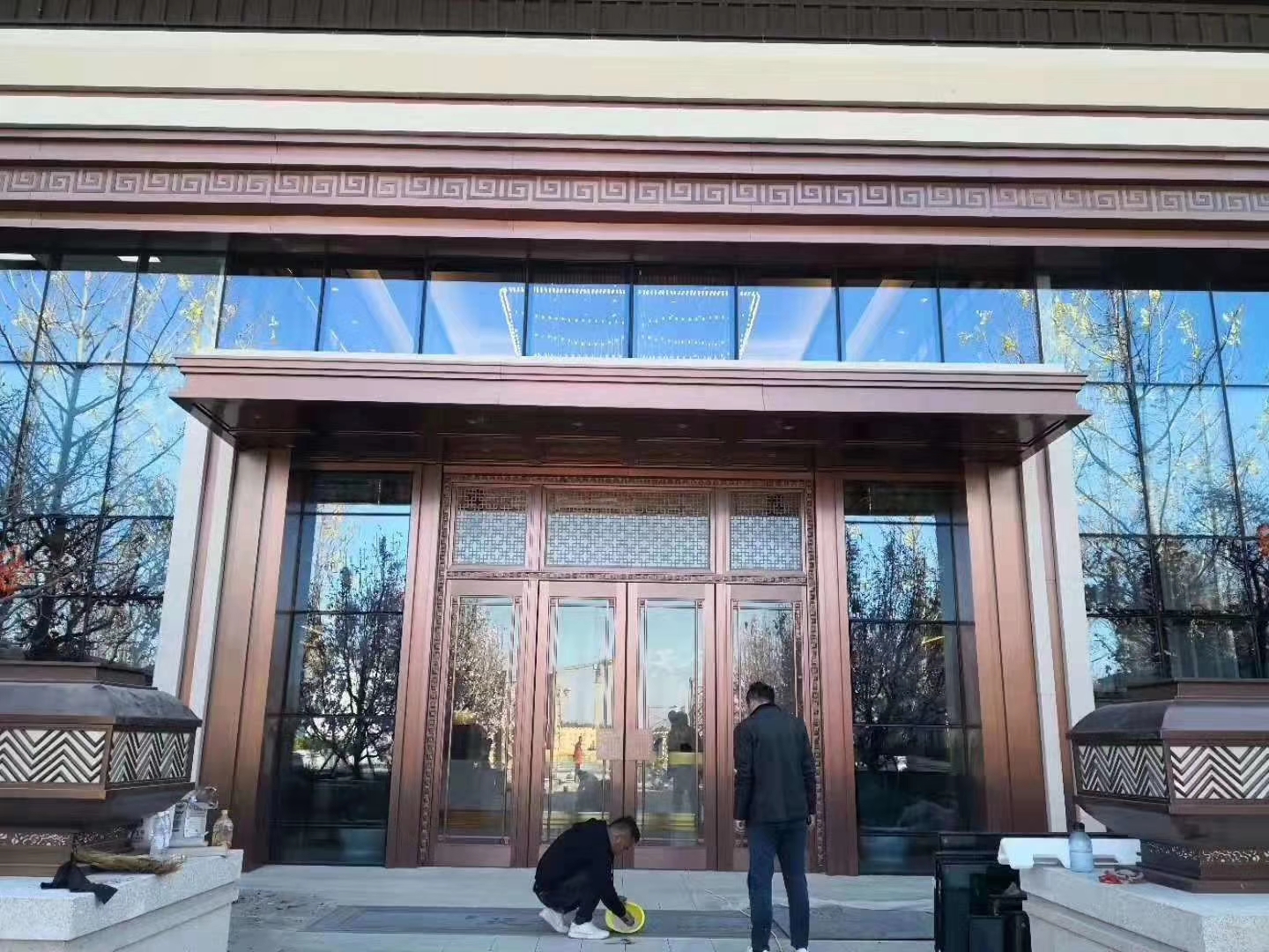 高端酒店不鏽鋼玻璃門