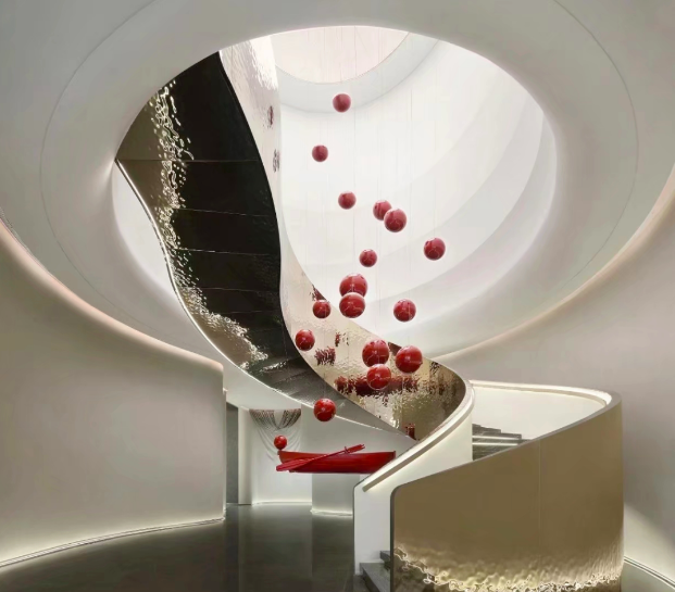 豐富多彩的——不鏽鋼扶手(shǒu)樓梯 豐富多彩的——不鏽鋼扶手(shǒu)樓梯(tī)